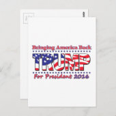Donald Trump Briefkaart (Voorkant / Achterkant)