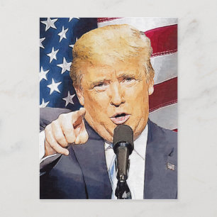 Donald Trump Briefkaart