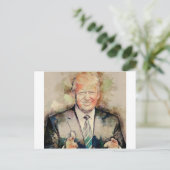 Donald Trump Briefkaart (Staand voorkant)