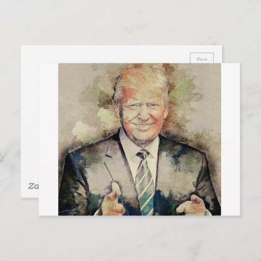 Donald Trump Briefkaart (Voorkant / Achterkant)