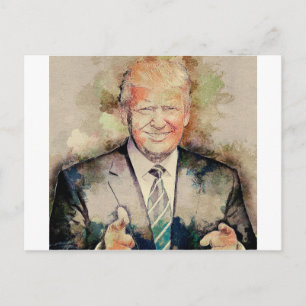 Donald Trump Briefkaart