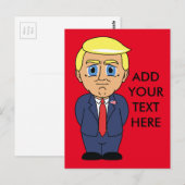 Donald Trump Briefkaart (Voorkant / Achterkant)