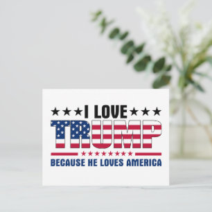 Donald Trump Briefkaart