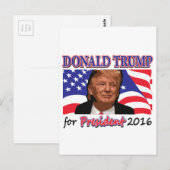 Donald Trump Briefkaart (Voorkant / Achterkant)