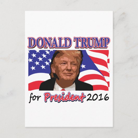 Donald Trump Briefkaart (Voorkant)