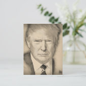 Donald Trump Briefkaart (Staand voorkant)