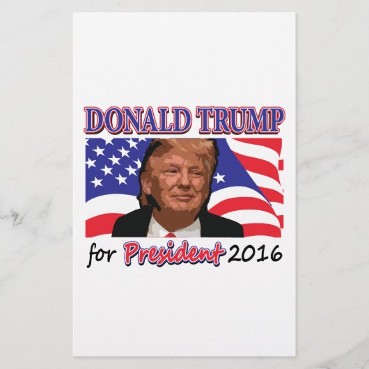 Donald Trump Briefpapier (Voorkant)