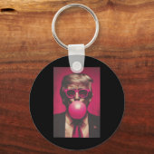 Donald Trump Bubble Gum 2024 Sleutelhanger (Voorkant)