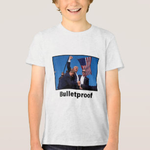 Donald Trump Bulletproof presidentiële kandidatuur Tri-Blend Shirt