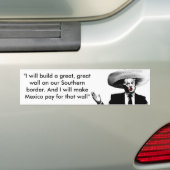 Donald Trump Bumpersticker (Op auto)