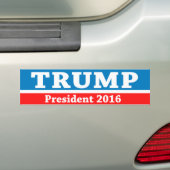 Donald Trump Bumpersticker (Op auto)