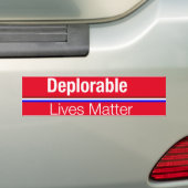 Donald Trump Bumpersticker Debetreable Lives (Op auto)