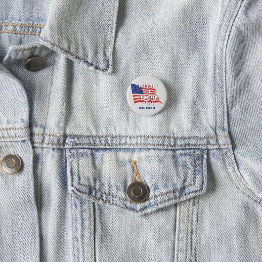 Donald Trump Button (In situ)