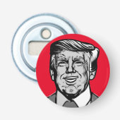 DONALD TRUMP BUTTON FLESOPENER (Voorkant)