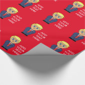 Donald Trump Cadeaupapier (Hoek)