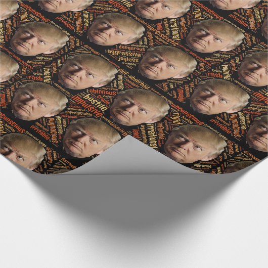 Donald Trump Cadeaupapier (Hoek)