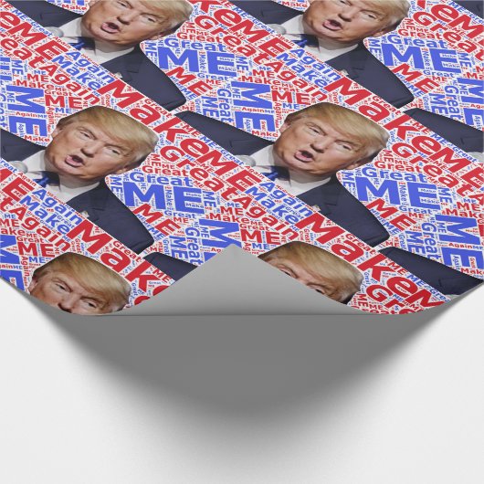 Donald Trump Cadeaupapier (Hoek)