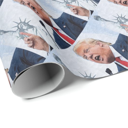Donald Trump Cadeaupapier (Rol Hoek)