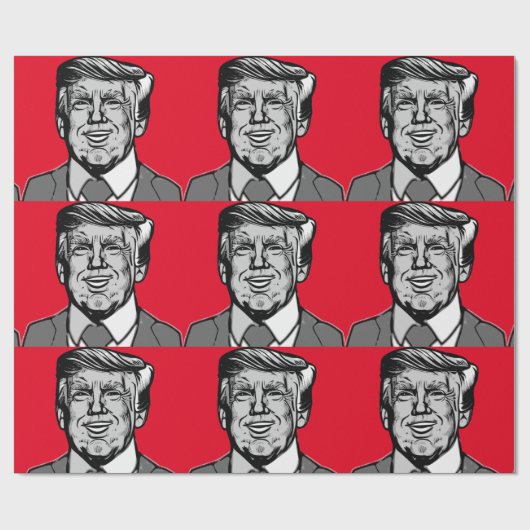 DONALD TRUMP CADEAUPAPIER (Vlak)