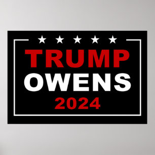 Donald Trump & Candace Owens 2024 Amerikaanse verk Poster