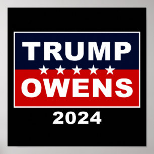 Donald Trump & Candace Owens 2024 Amerikaanse verk Poster