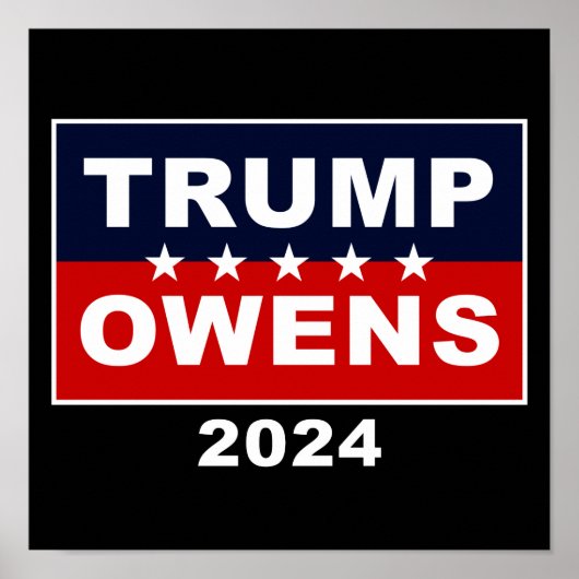 Donald Trump & Candace Owens 2024 Amerikaanse verk Poster (Voorkant)