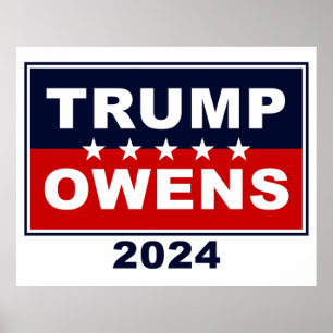 Donald Trump & Candace Owens 2024 President van de Poster