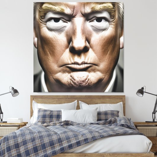 Donald Trump Canvas (Insitu (Slaapkamer))