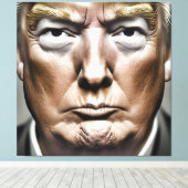 Donald Trump Canvas (Insitu (Houten vloer))