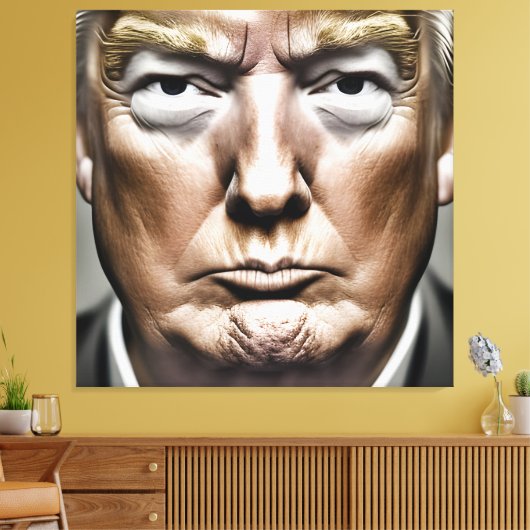 Donald Trump Canvas (Insitu (Woonkamer))