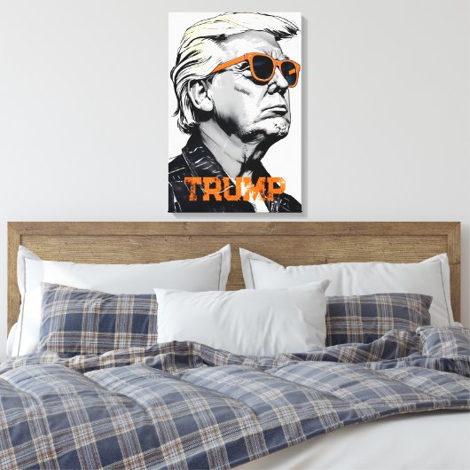 Donald Trump Canvas Afdruk (Insitu (Slaapkamer))
