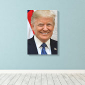 Donald Trump Canvas Afdruk (Insitu (Houten vloer))
