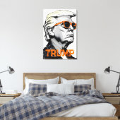 Donald Trump Canvas Afdruk (Insitu (Slaapkamer))