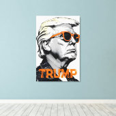 Donald Trump Canvas Afdruk (Insitu (Houten vloer))