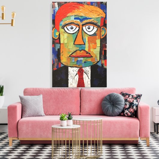 Donald Trump Canvas Afdruk (Insitu (Woonkamer))