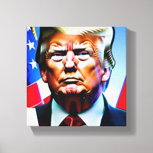 Donald Trump Canvas Afdruk (Voorkant)