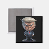 Donald Trump Caricature Magneet (Voorkant / Achterkant)