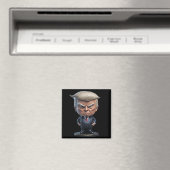 Donald Trump Caricature Magneet (Insitu (Vaatwasser))