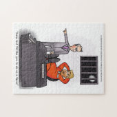 Donald Trump Cartoon Jigzaag Puzzle Legpuzzel (Horizontaal)