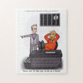 Donald Trump Cartoon Jigzaag Puzzle Legpuzzel (Verticaal)