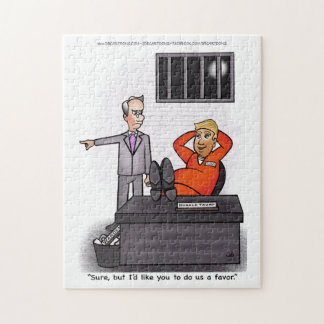 Donald Trump Cartoon Jigzaag Puzzle Legpuzzel