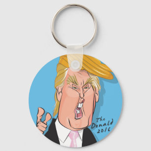 Donald Trump Cartoon sleutelhanger