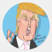 Donald Trump Cartoon stickers (Voorkant)