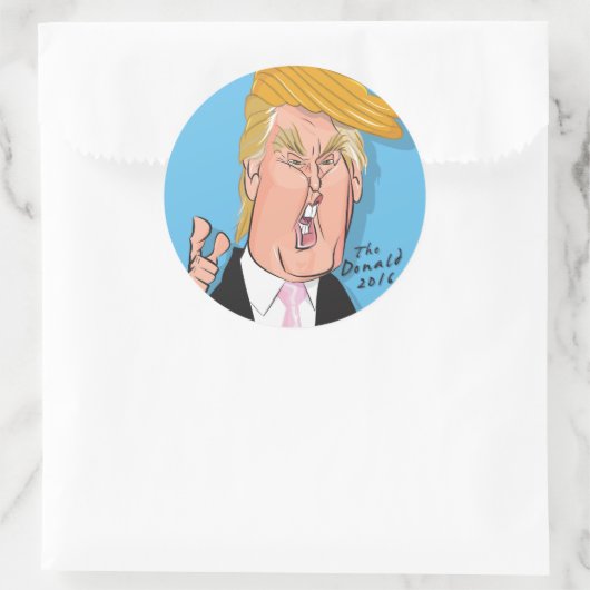 Donald Trump Cartoon stickers (Tas)