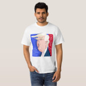 Donald Trump Cartoon T-Shirt : Groot President. (Voorkant volledig)