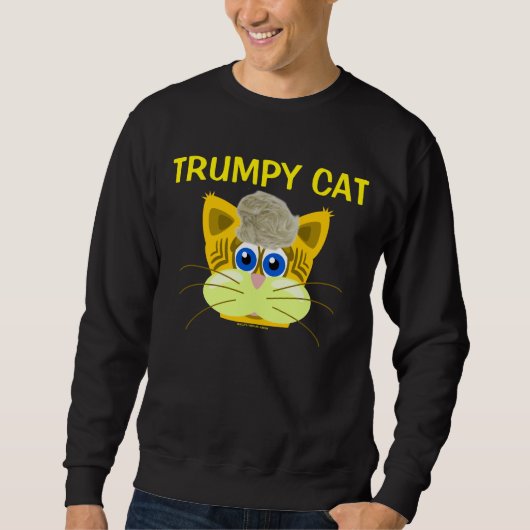 Donald Trump Cat T-shirts TRUMPY CAT (Voorkant)