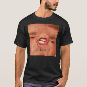 Donald Trump China Meme Sticker T-shirt