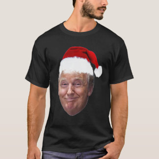 Donald Trump Christmas Funny MAGA santa hat 624png T-shirt