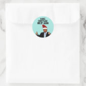 DONALD TRUMP CHRISTMAS GREAT OPNIEUW STICKERS (Tas)