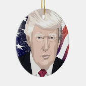 DONALD TRUMP CHRISTMAS ORNAMENT (Rechts)